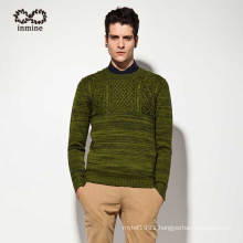 Manufactory Cable Knit Wool Acrylic Pullover Man Knitwear